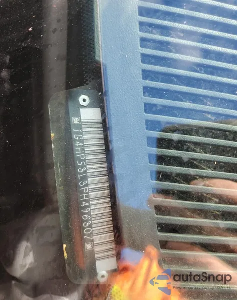 1993 Buick Lesabre Custom из США, поврежденный, VIN 1G4HP53L3PH496307